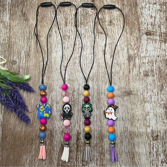 Handcrafted Car Charms Hanging Interior Home Decor Accessories Bead Artisan Gift - Picture 1 of 2